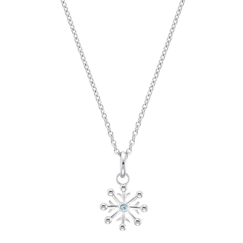 Prinzessin Lillifee Kinder Halskette Silber Zirkonia Flocke Mädchen 2036941