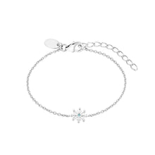 Laden Sie das Bild in den Galerie-Viewer, Prinzessin Lillifee Kinder Armband Armkette Silber Schneeflocke 2036943