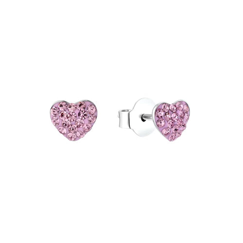 Prinzessin Lillifee Kinder Ohrringe Ohrstecker Silber Preciosa Herz 2036979
