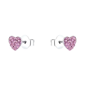 Prinzessin Lillifee Kinder Ohrringe Ohrstecker Silber Preciosa Herz 2036979