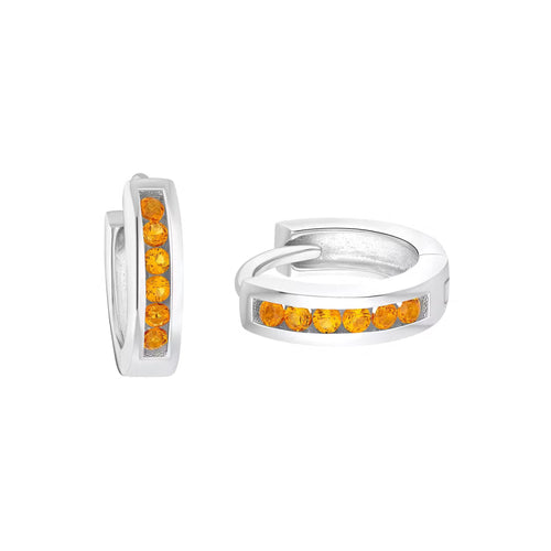 Prinzessin Lillifee Kinder Ohrringe Creole Silber Zirkonia orange 2036984