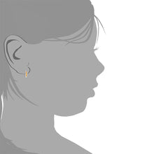 Laden Sie das Bild in den Galerie-Viewer, Prinzessin Lillifee Kinder Ohrringe Creole Silber Zirkonia orange 2036984
