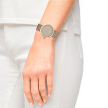 Laden Sie das Bild in den Galerie-Viewer, s.Oliver Damen Uhr Armbanduhr Edelstahl IP Rose Textil 2037708