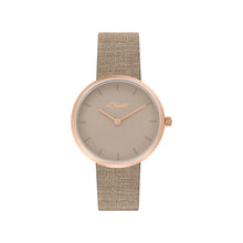 Laden Sie das Bild in den Galerie-Viewer, s.Oliver Damen Uhr Armbanduhr Edelstahl IP Rose Textil 2037708