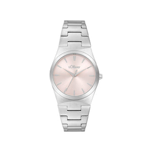 s.Oliver Damen Uhr Armbanduhr Edelstahl silber 2037709