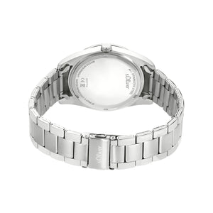 s.Oliver Herren Uhr Armbanduhr Edelstahl silber 2037714