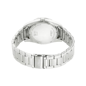 s.Oliver Herren Uhr Armbanduhr Edelstahl silber 2037715