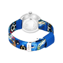 Laden Sie das Bild in den Galerie-Viewer, s.Oliver Kids - Boys Quarzuhr Uhr Nylon Fußball 2037721