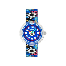 Laden Sie das Bild in den Galerie-Viewer, s.Oliver Kids - Boys Quarzuhr Uhr Nylon Fußball 2037721