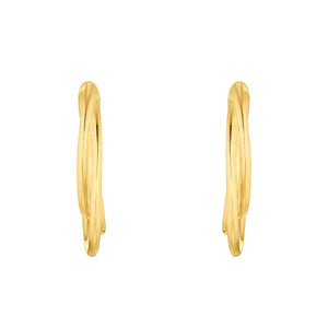 s.Oliver Jewel Damen Ohrringe Creolen Silber goldfarben 2037825