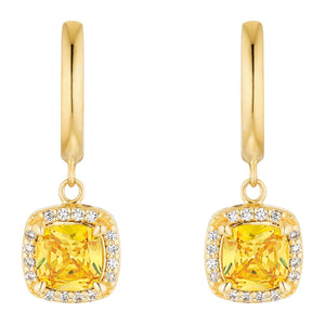 s.Oliver Jewel Damen Ohrringe Creolen Silber goldfarben Zirkonia 2037831
