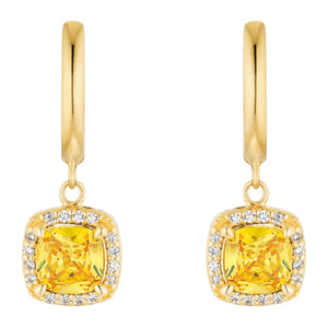 s.Oliver Jewel Damen Ohrringe Creolen Silber goldfarben Zirkonia 2037831