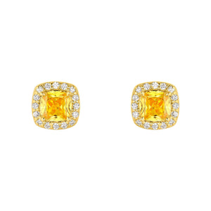 s.Oliver Jewel Damen Ohrringe Ohrstecker Silber goldfarben Zirkonia 2037832