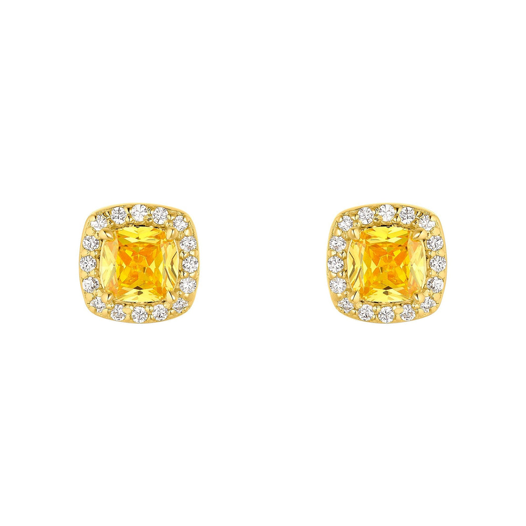 s.Oliver Jewel Damen Ohrringe Ohrstecker Silber goldfarben Zirkonia 2037832