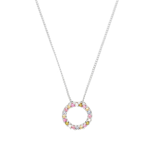 s.Oliver Jewel Damen Kette Halskette Silber Zirkonia 2037837