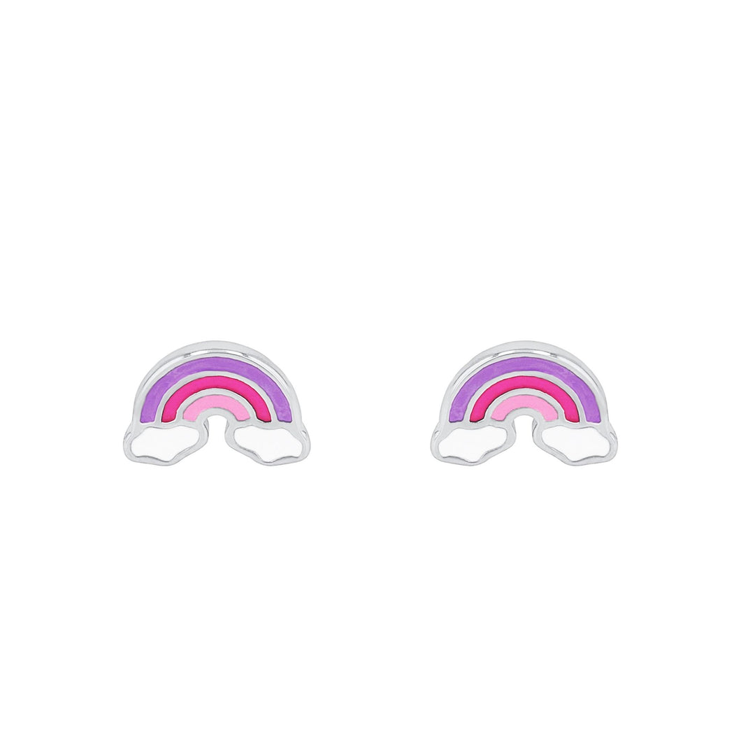Prinzessin Lillifee Kinder Ohrringe Ohrstecker Silber Regenbogen 2037895
