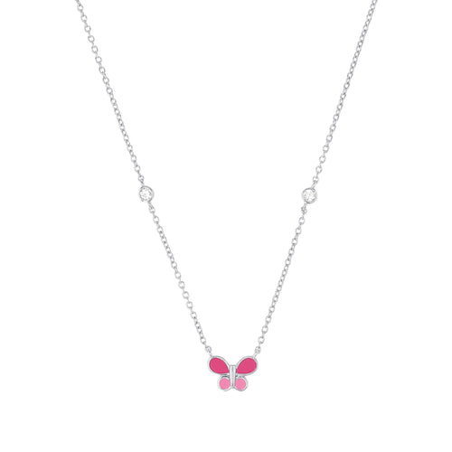 Prinzessin Lillifee Kinder Halskette Silber Schmetterling Mädchen 2037948