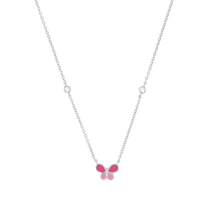Prinzessin Lillifee Kinder Halskette Silber Schmetterling Mädchen 2037948