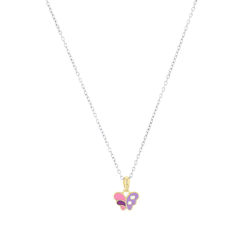 Prinzessin Lillifee Kinder Halskette Silber Schmetterling Mädchen 2037952