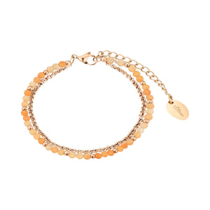 s.Oliver Jewel Damen Armband Armkette Edelstahl IP Rose 2037979