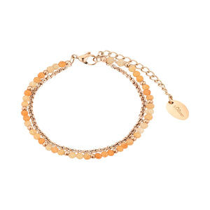 s.Oliver Jewel Damen Armband Armkette Edelstahl IP Rose 2037979