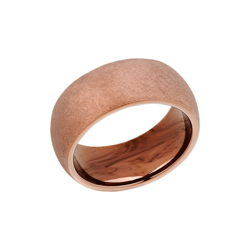 s.Oliver Jewel Herren Ring Edelstahl IP braun 203799