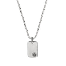 Laden Sie das Bild in den Galerie-Viewer, s.Oliver Jewel Herren Kette Identkette Edelstahl silber Kompass 2037997