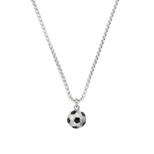Laden Sie das Bild in den Galerie-Viewer, s.Oliver Kids - Boys Kette mit Anhänger Edelstahl Jungen Fußball 2038011