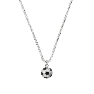 s.Oliver Kids - Boys Kette mit Anhänger Edelstahl Jungen Fußball 2038011