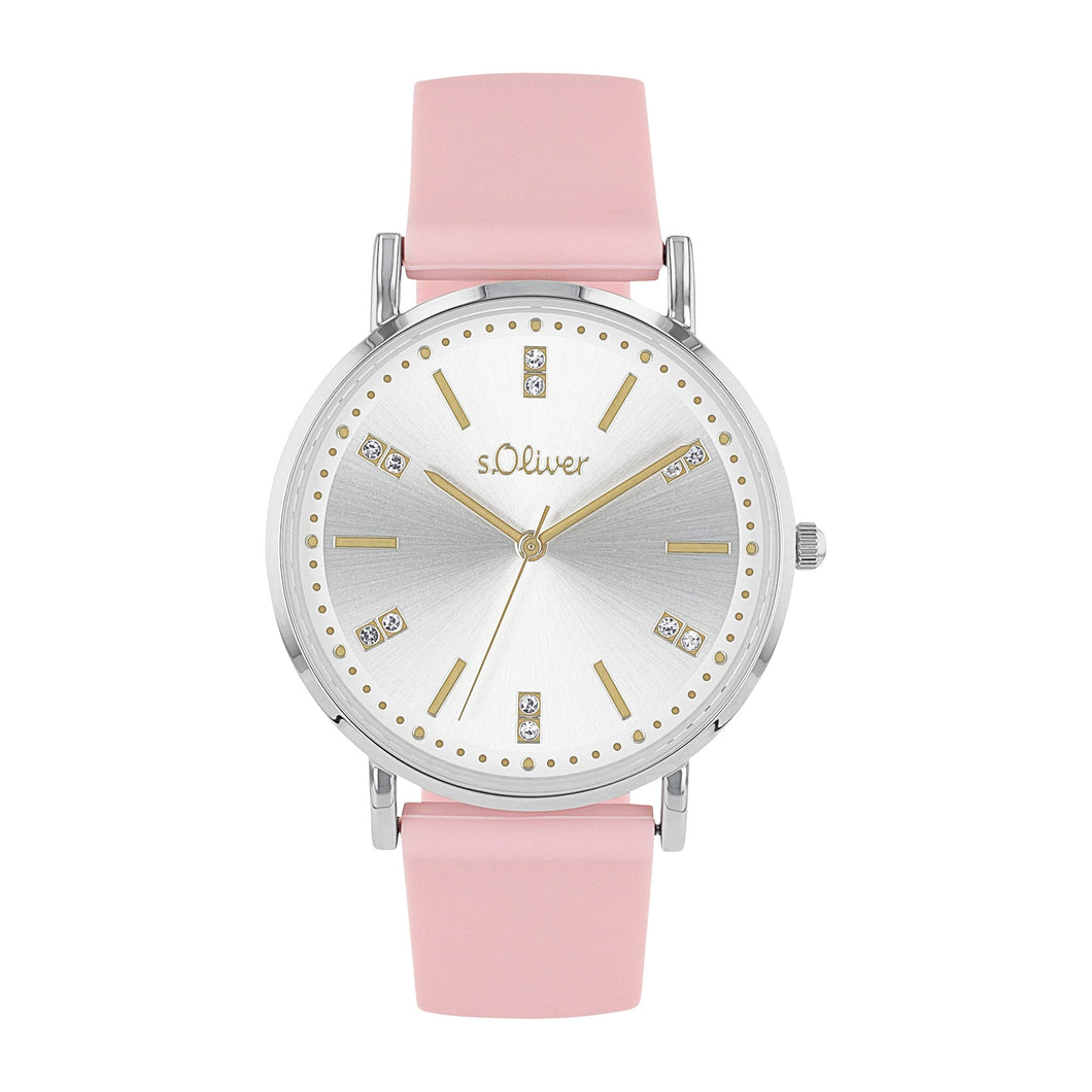 s.Oliver Damen Uhr Armbanduhr Silikon 2038366