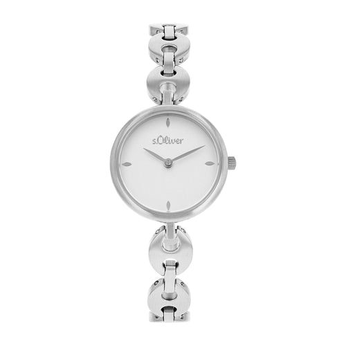 s.Oliver Damen Uhr Armbanduhr Edelstahl silber 2038585