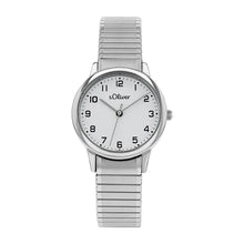 Laden Sie das Bild in den Galerie-Viewer, s.Oliver Damen Uhr Armbanduhr Edelstahl silber 2038596