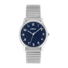 Laden Sie das Bild in den Galerie-Viewer, s.Oliver Herren Uhr Armbanduhr Edelstahl silber 2038598
