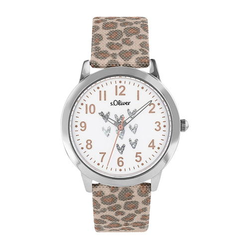 s.Oliver Kids - Girls Quarzuhr Uhr Textil 2038606