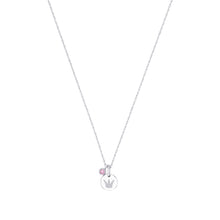 Laden Sie das Bild in den Galerie-Viewer, Prinzessin Lillifee Kinder Halskette Silber Zirkonia rosa Krone Mädchen 2038744