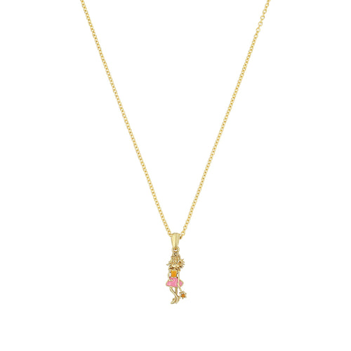 Prinzessin Lillifee Kinder Halskette Silber gelbvergoldet Emaille Mädchen 2038747