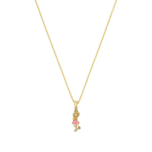 Prinzessin Lillifee Kinder Halskette Silber gelbvergoldet Emaille Mädchen 2038747