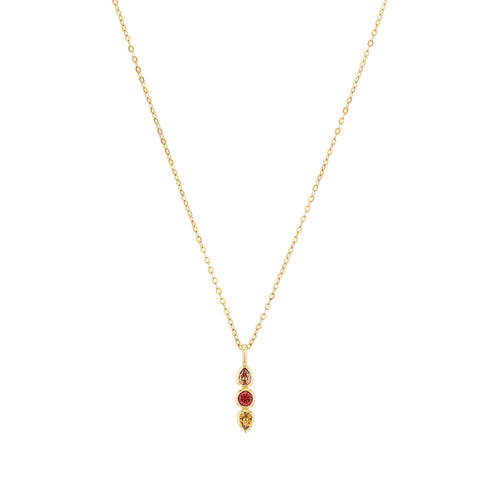 s.Oliver Jewel Damen Kette Halskette Silber goldfarben Zirkonia 2038821