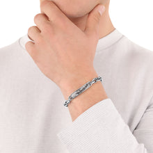 Laden Sie das Bild in den Galerie-Viewer, s.Oliver Jewel Herren Armband Armkette Edelstahl silber 2038867