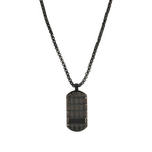 Laden Sie das Bild in den Galerie-Viewer, s.Oliver Jewel Herren Kette Edelstahl silber mit Anhänger IP Gun 2038876