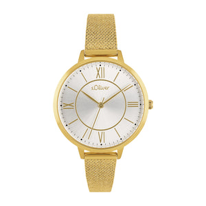 s.Oliver Damen Uhr Armbanduhr Edelstahl 2040108