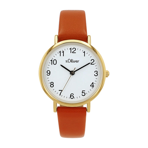 s.Oliver Damen Uhr Armbanduhr Leder 2040119