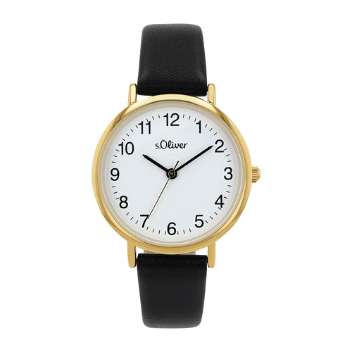 s.Oliver Damen Uhr Armbanduhr Leder 2040120