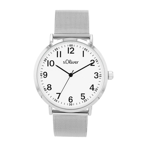 s.Oliver Herren Uhr Armbanduhr Edelstahl 2040145