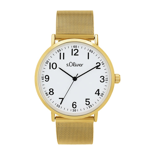 s.Oliver Herren Uhr Armbanduhr Edelstahl 2040146