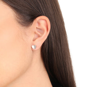 s.Oliver Jewel Damen Ohrringe Ohrstecker Silber Herz 2040591