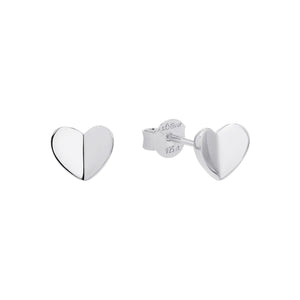 s.Oliver Jewel Damen Ohrringe Ohrstecker Silber Herz 2040591