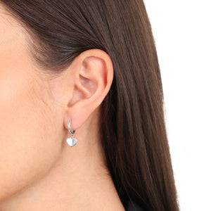 s.Oliver Jewel Damen Ohrringe Creolen Silber Herz 2040592