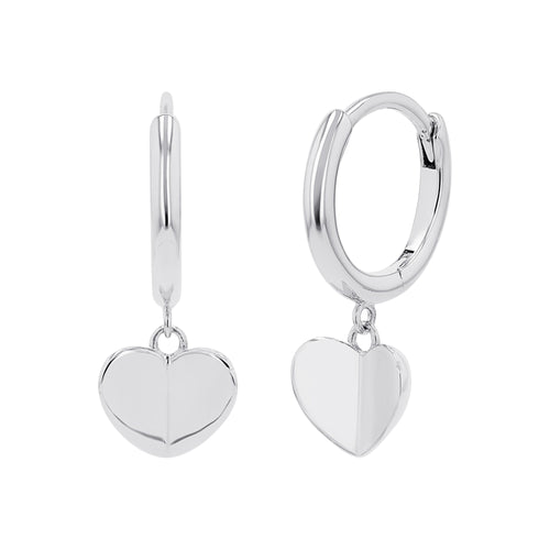 s.Oliver Jewel Damen Ohrringe Creolen Silber Herz 2040592