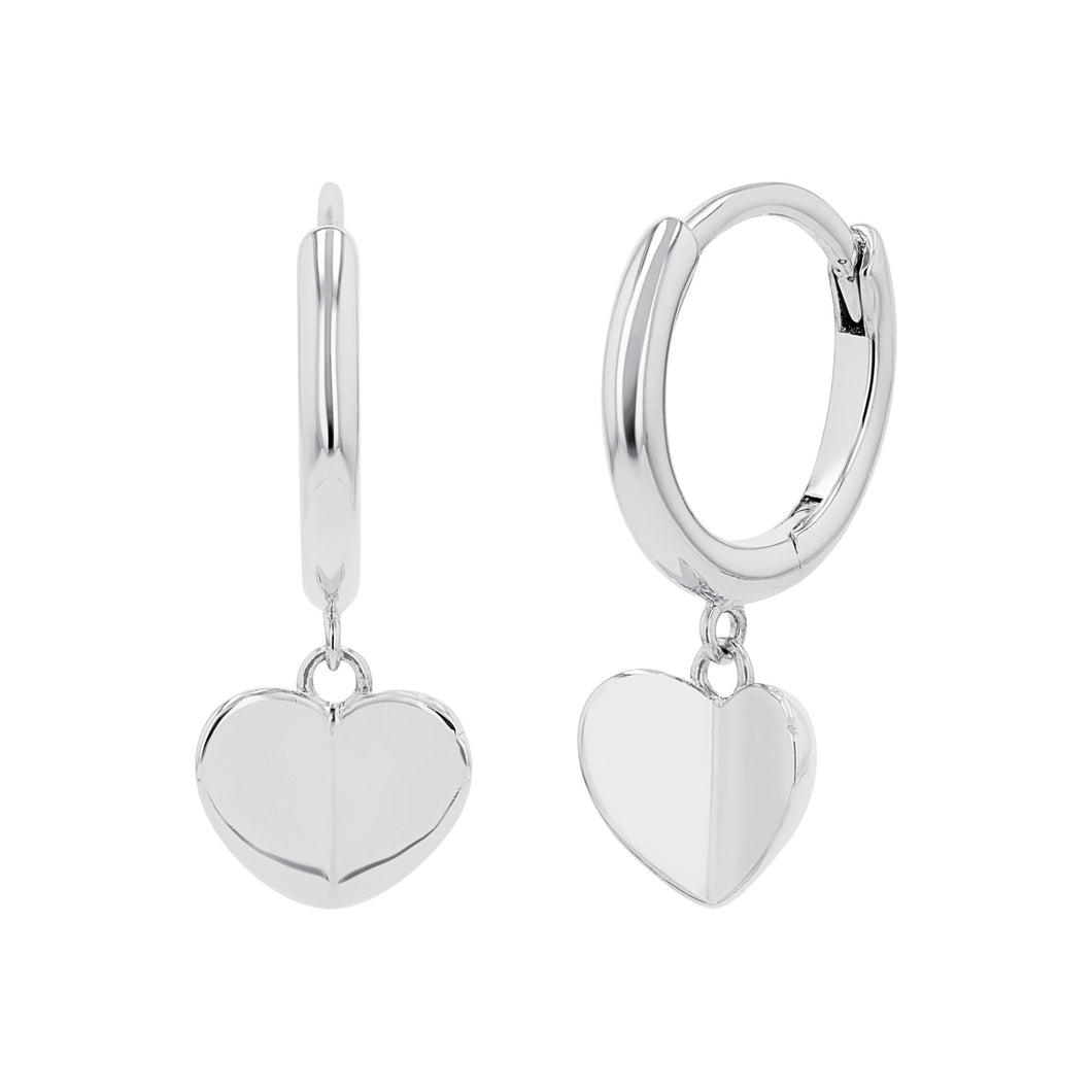 s.Oliver Jewel Damen Ohrringe Creolen Silber Herz 2040592